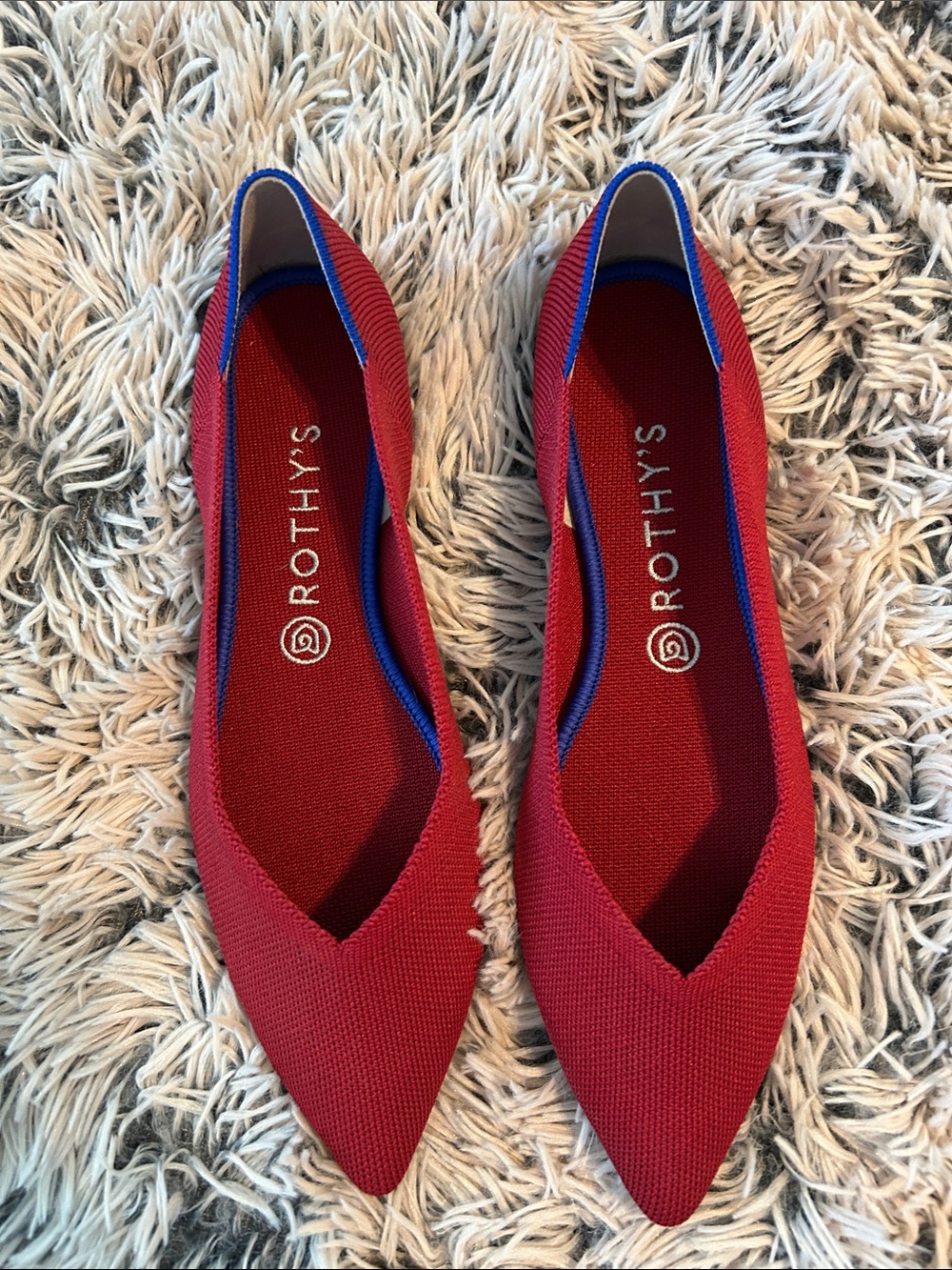 Rothy’s The Point in Chili Red - Picture 2 of 5